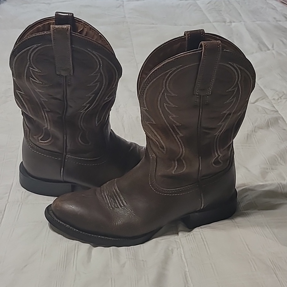 Ariat Mens Western Cowboy Boots Size 9.5 D Brown